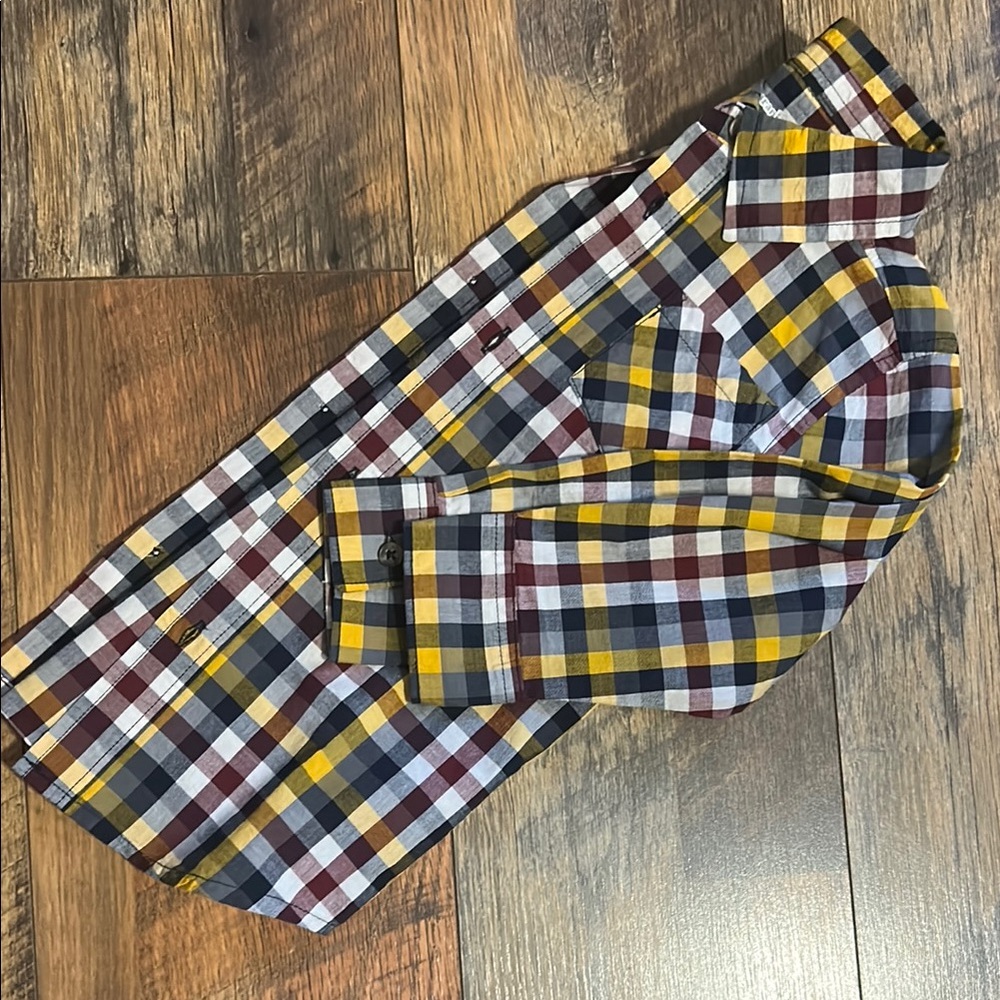 Garanimals Multicolor Plaid Button Down Shirt